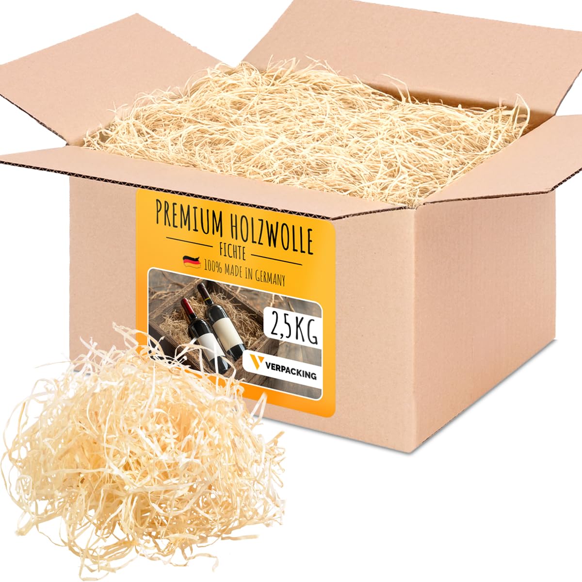 verpacking-holzwolle-fichte-f-llmaterial-deko-2-5kg-natur image 1