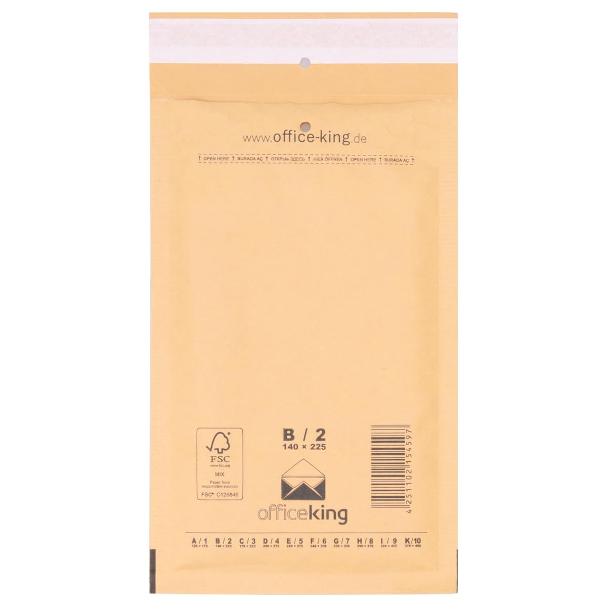 verpacking-versandtaschen-luftpolstertasche-b2-braun-200-st-ck image 1