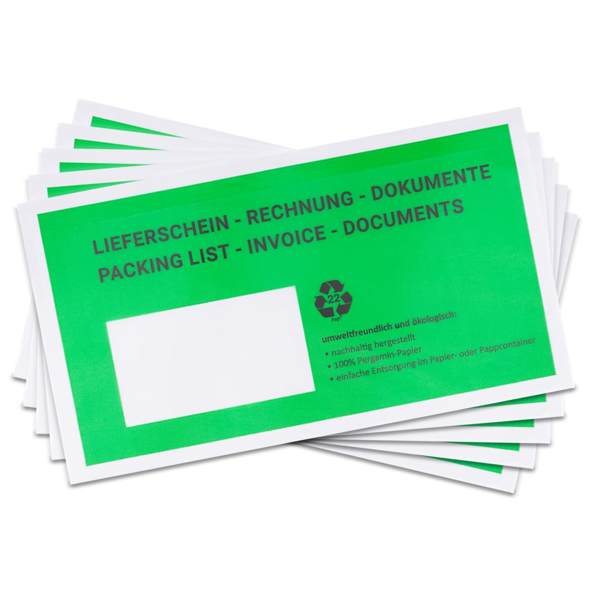 verpacking-lieferscheintaschen-pergamin-gr-n-dl-225x110-1000-st-ck image 8