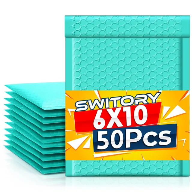 switory-padded-envelopes-a5-15-3x26-9cm-luftpolsterumschlag-blaugr-n-50st image 1