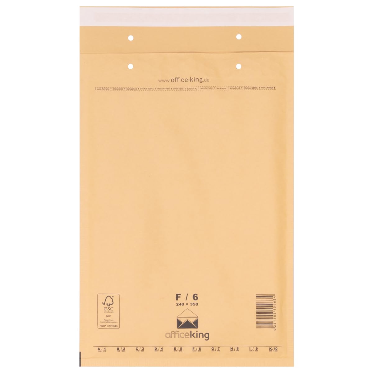 verpacking-f6-luftpolstertasche-din-a4-240x350-mm-50-st-ck image 1