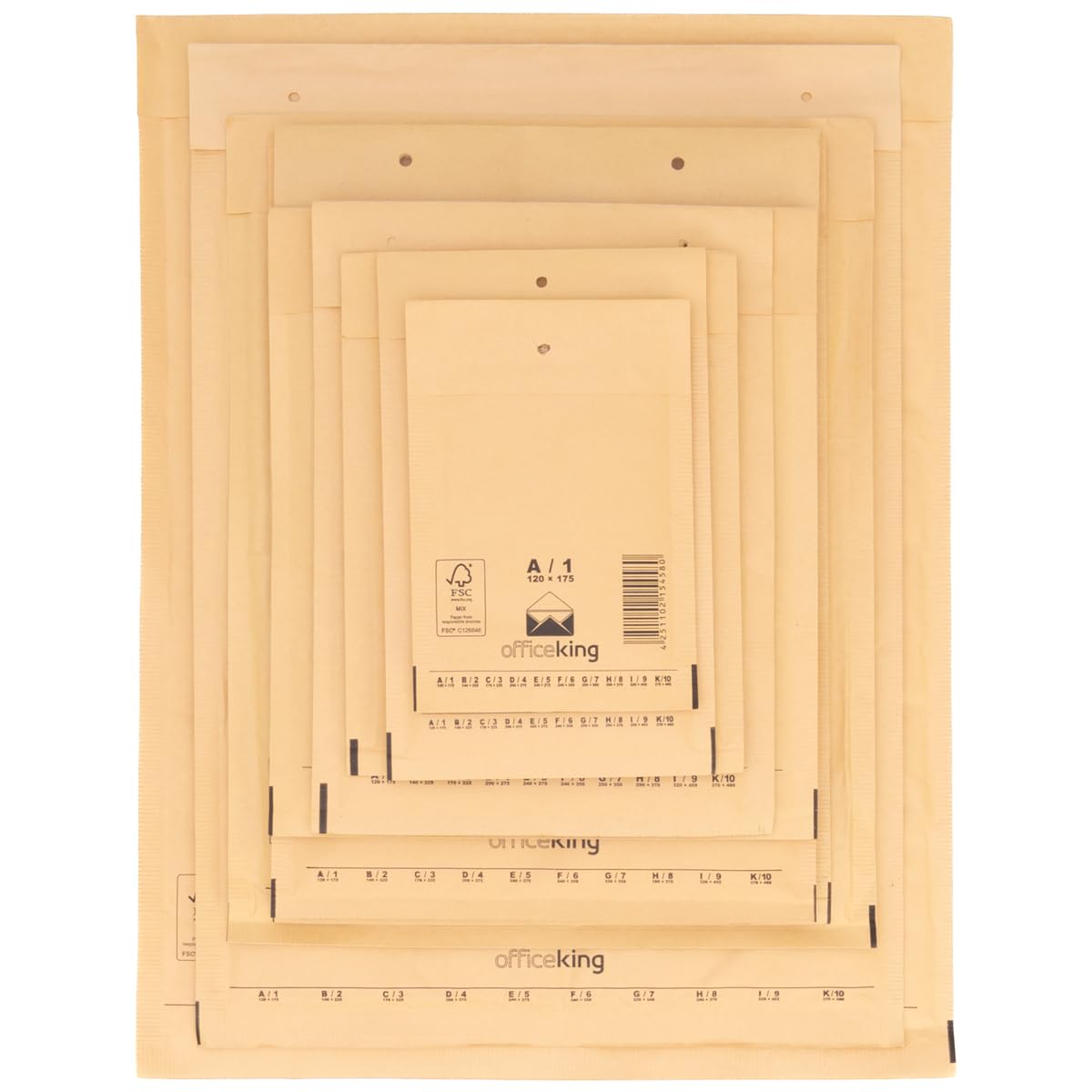 officeking-g-7-luftpolstertaschen-braun-250x350-50-st-ck-din-a4 image 8
