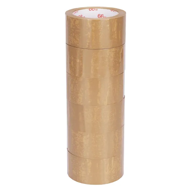 verpacking-pvc-klebeband-braun-50mm-66m-6-rollen-packband image 1