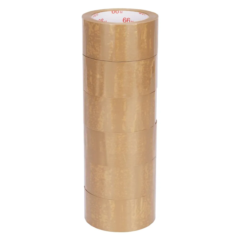 verpacking-pvc-klebeband-braun-50mm-66m-6-rollen-packband image 1