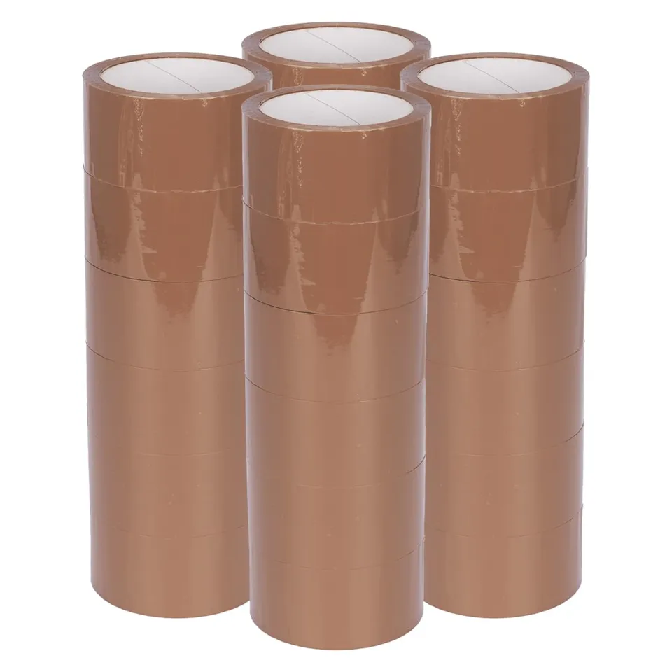 verpacking-klebeband-braun-50mm-x-66m-pp-leise-24-rollen image 1