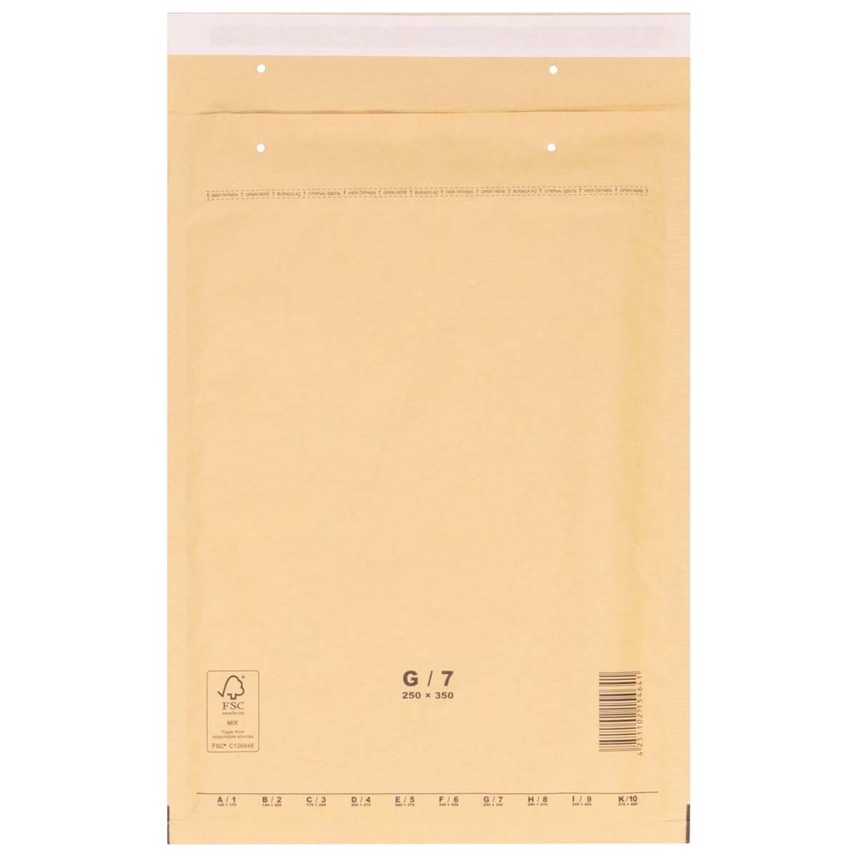 verpacking-g7-luftpolstertaschen-230x340-mm-braun-600-st-ck-selbstklebend image 1