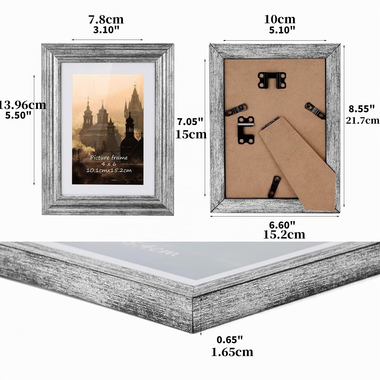 rlavbl-picture-frames-bilderrahmen-silber-10x15-6er-set image 2