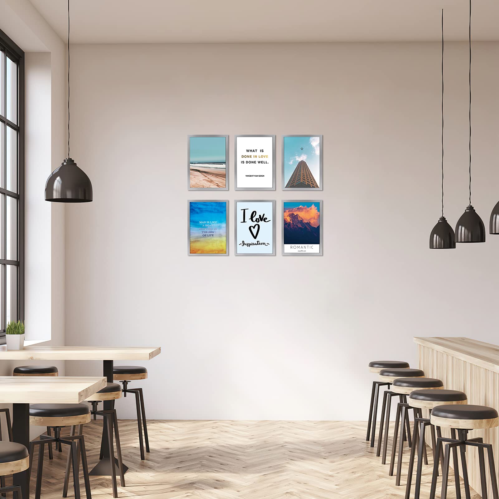 rlavbl-picture-frames-a4-bilderrahmen-silber-12er-set-selbstklebend image 4