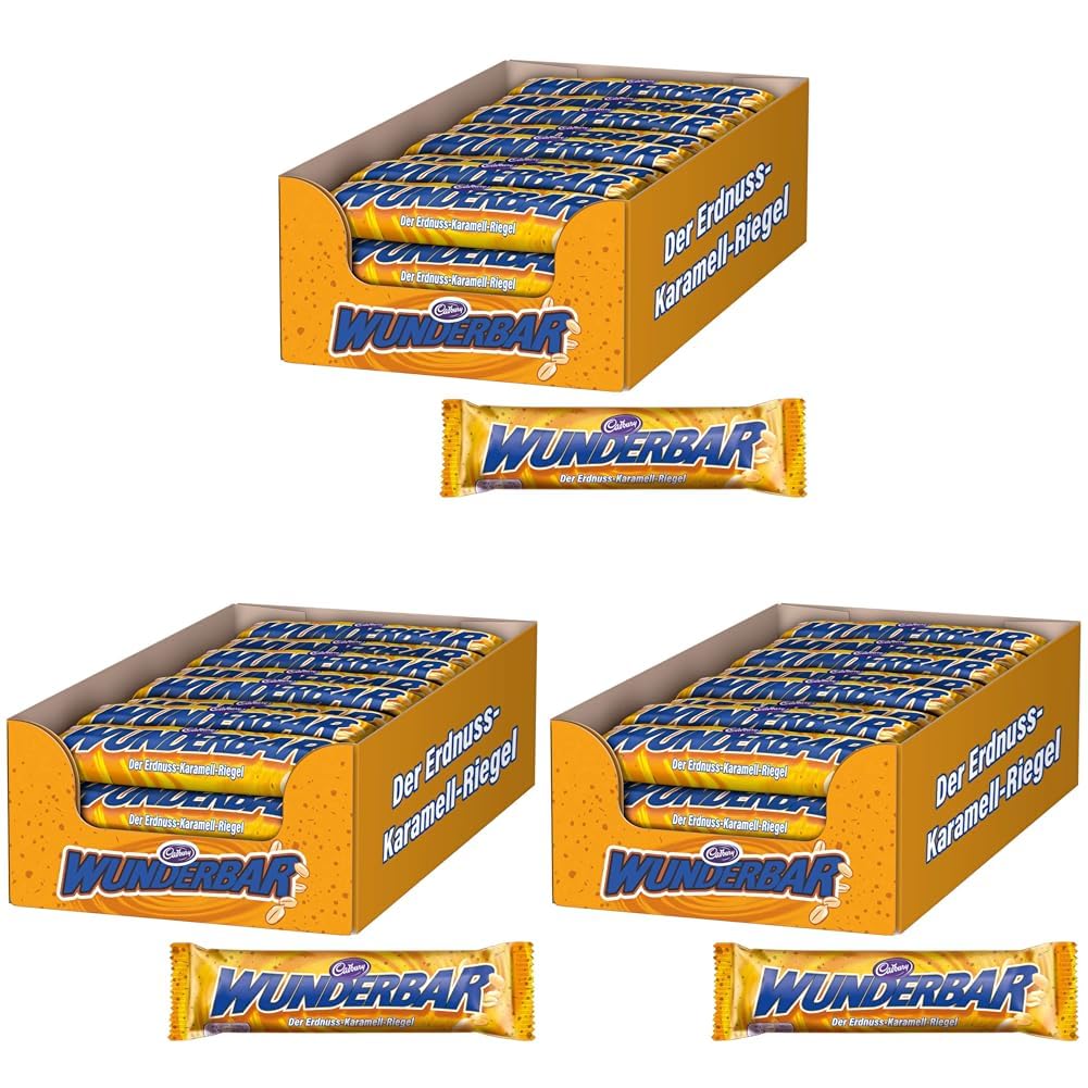 cadbury-wunderbar-peanut-schokoriegel-erdnuss-24x49g image 1