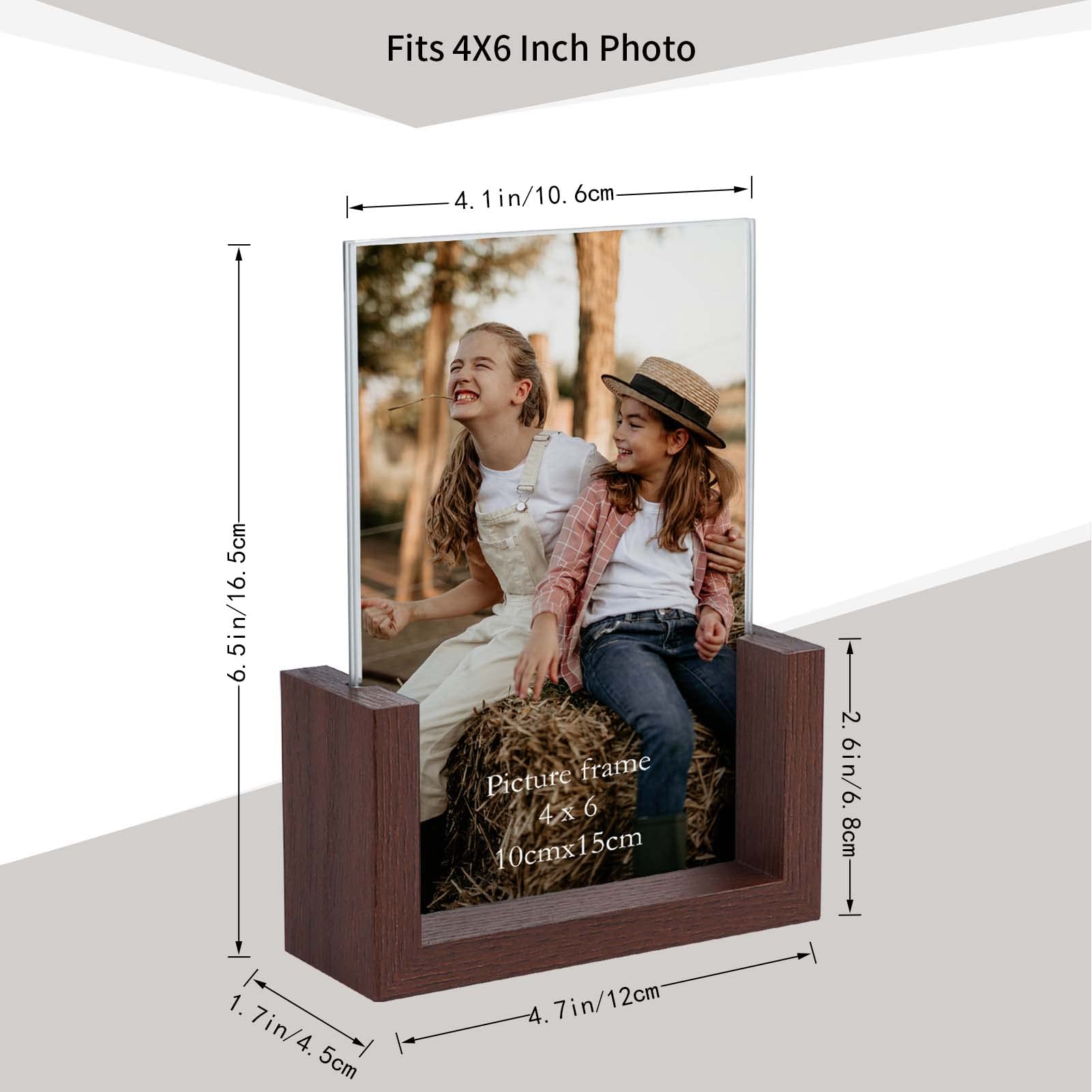 rlavbl-picture-frames-bilderrahmen-glas-10x15cm-2er-set-braun image 4