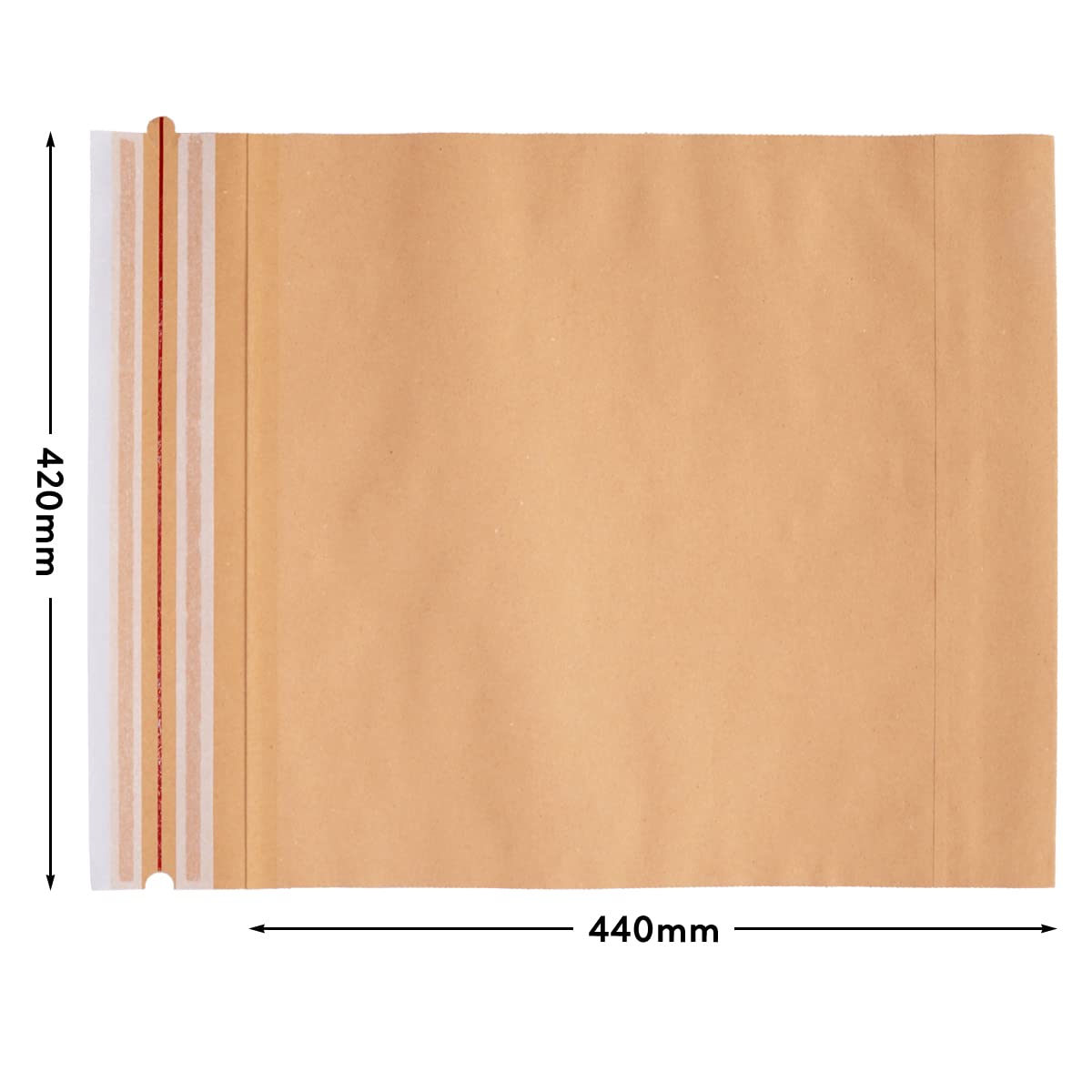verpacking-versandtaschen-kraftpapier-42x44cm-braun-50-stk image 4