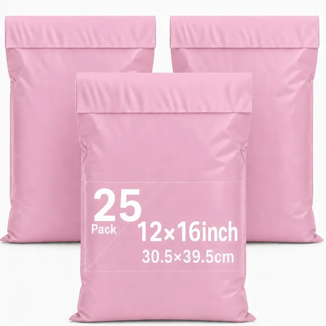 switory-mailing-bags-30-5x39-5cm-versandtasche-hellrosa-25-st-ck image 1