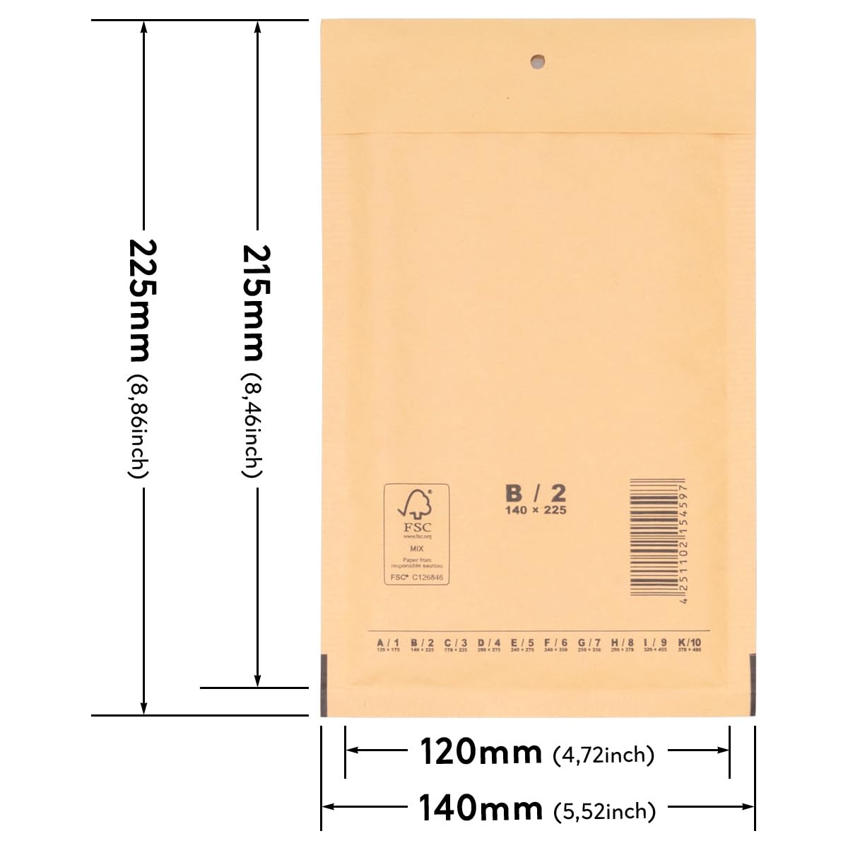 verpacking-luftpolstertaschen-b2-140x225-versandtasche-100-stk image 4