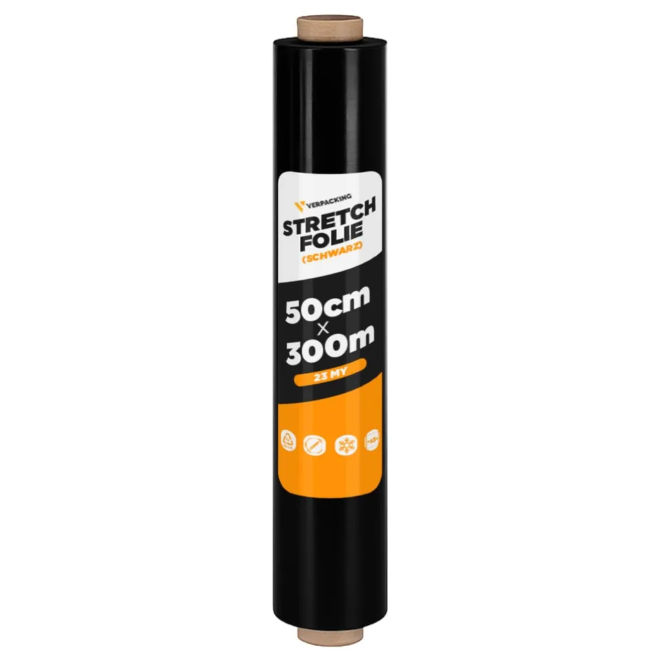 verpacking-stretchfolie-23my-schwarz-500mmx300m-1-rolle image 1
