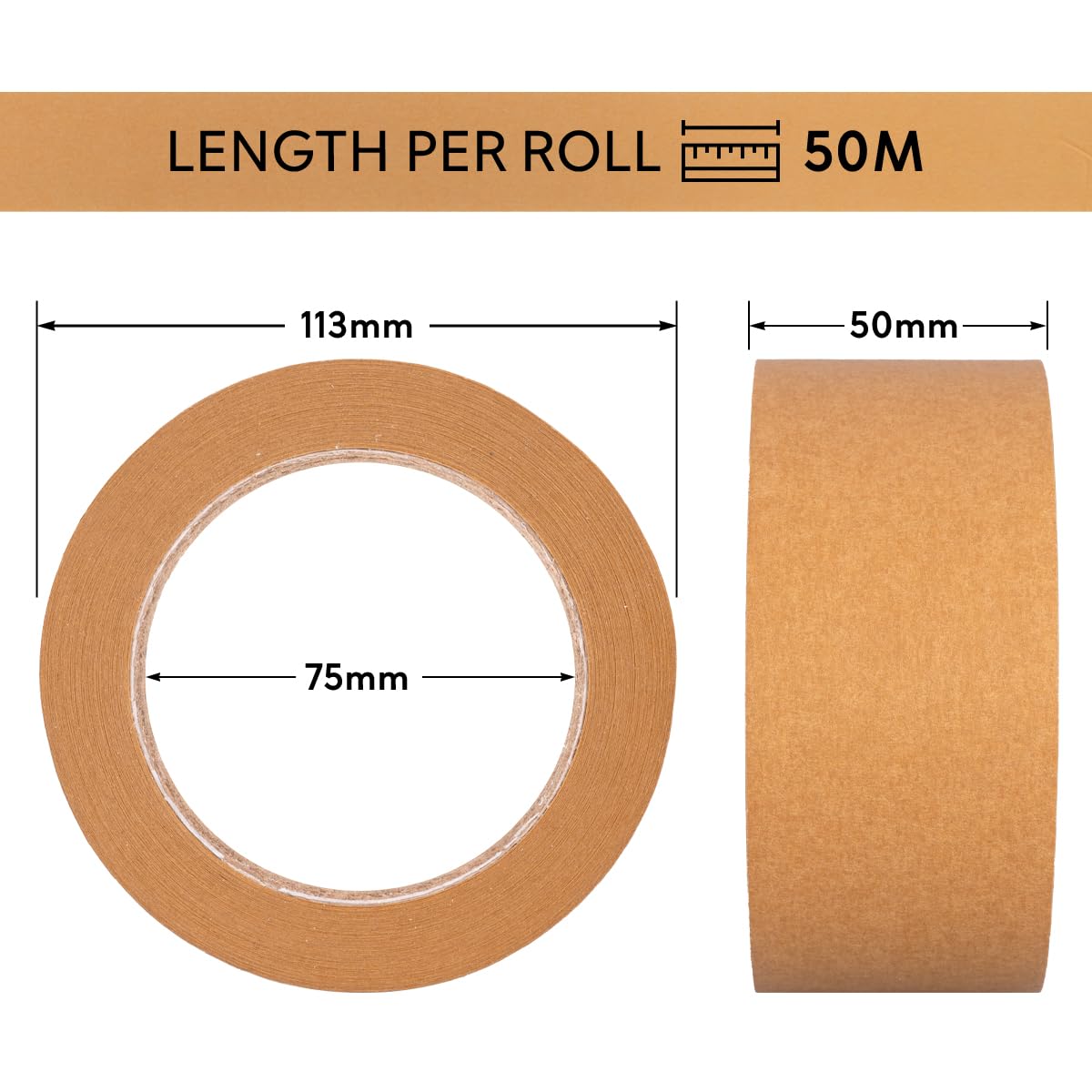 verpacking-klebeband-papierklebeband-braun-50mm-36-rollen image 4