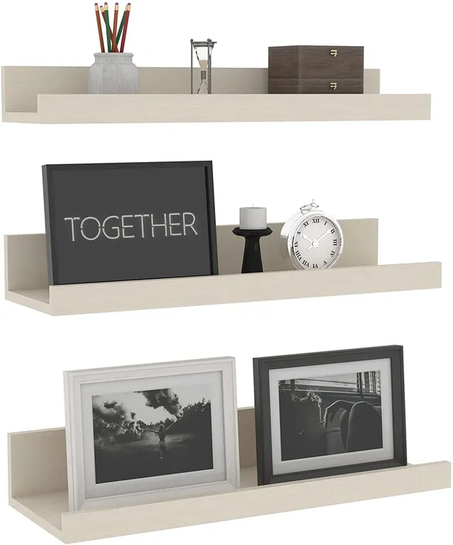 rlavbl-floating-shelves-wandregal-holz-off-wei-40cm-3er-set image 1