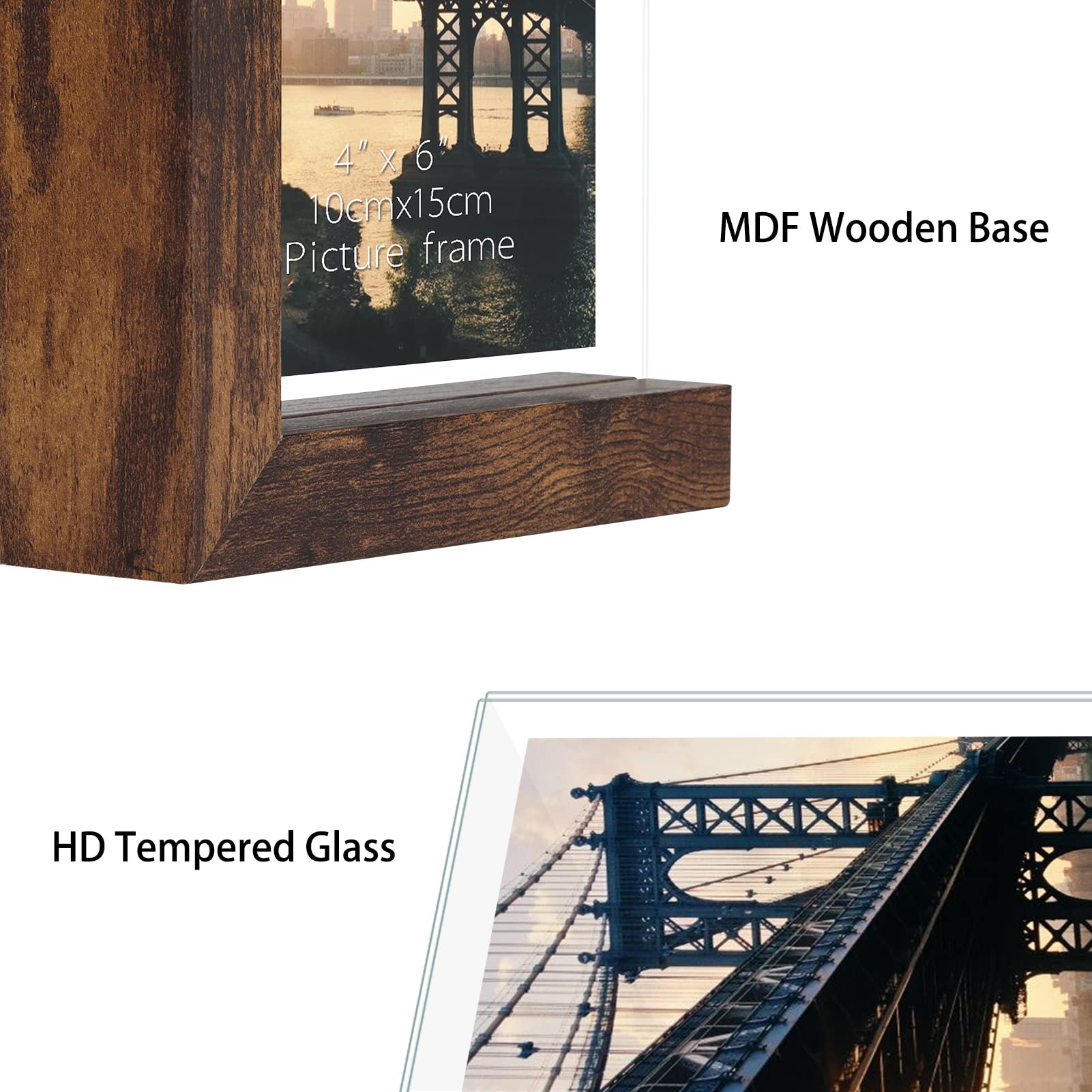 rlavbl-picture-frames-glasbilderrahmen-10x15-braun-2er-set image 3