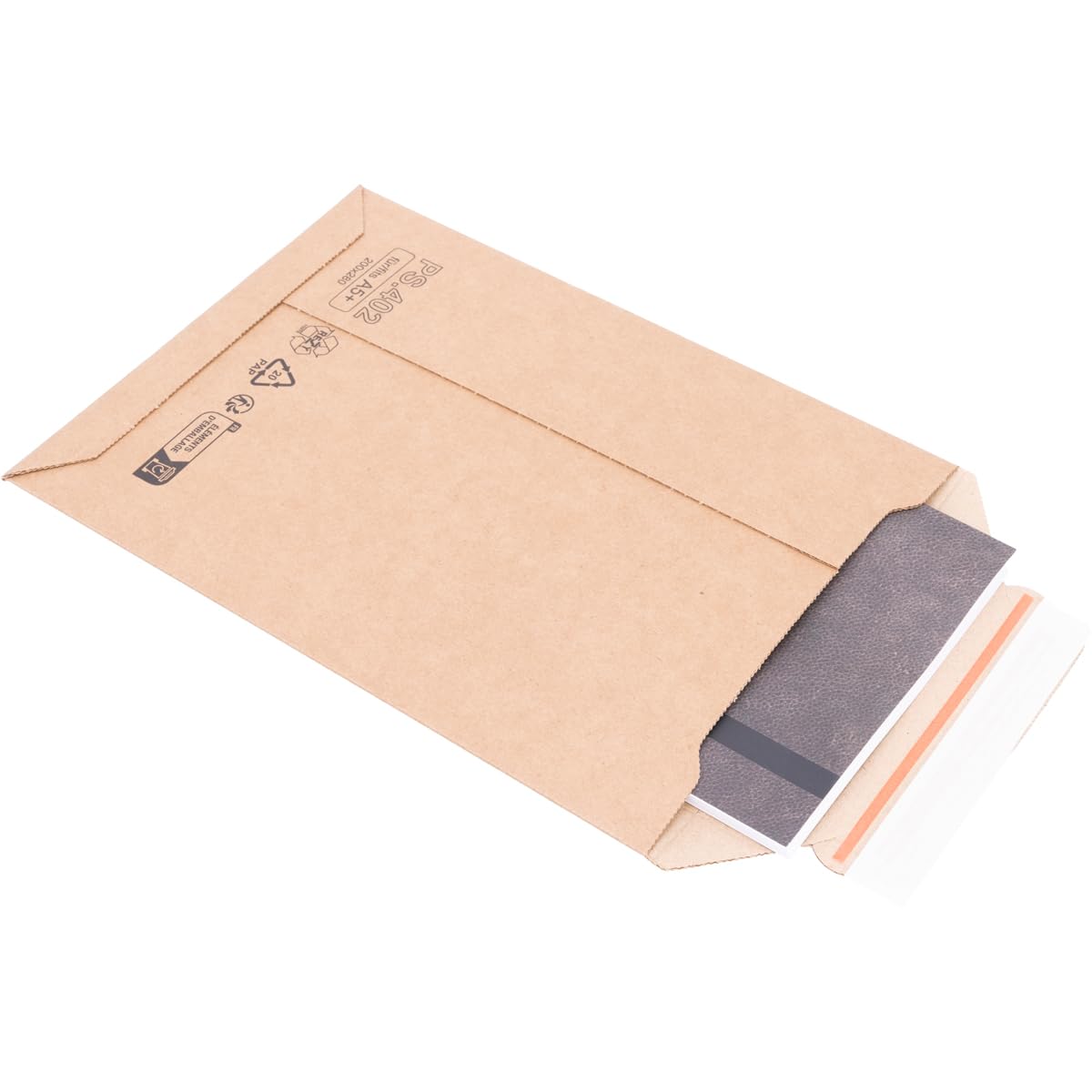 verpacking-versandtaschen-din-a5-versandtasche-braun-50-st-ck-200x280mm image 3
