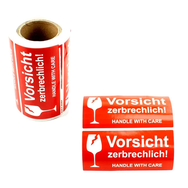 goodmarkt-versandaufkleber-vorsicht-zerbrechlich-250-labels-rot image 1