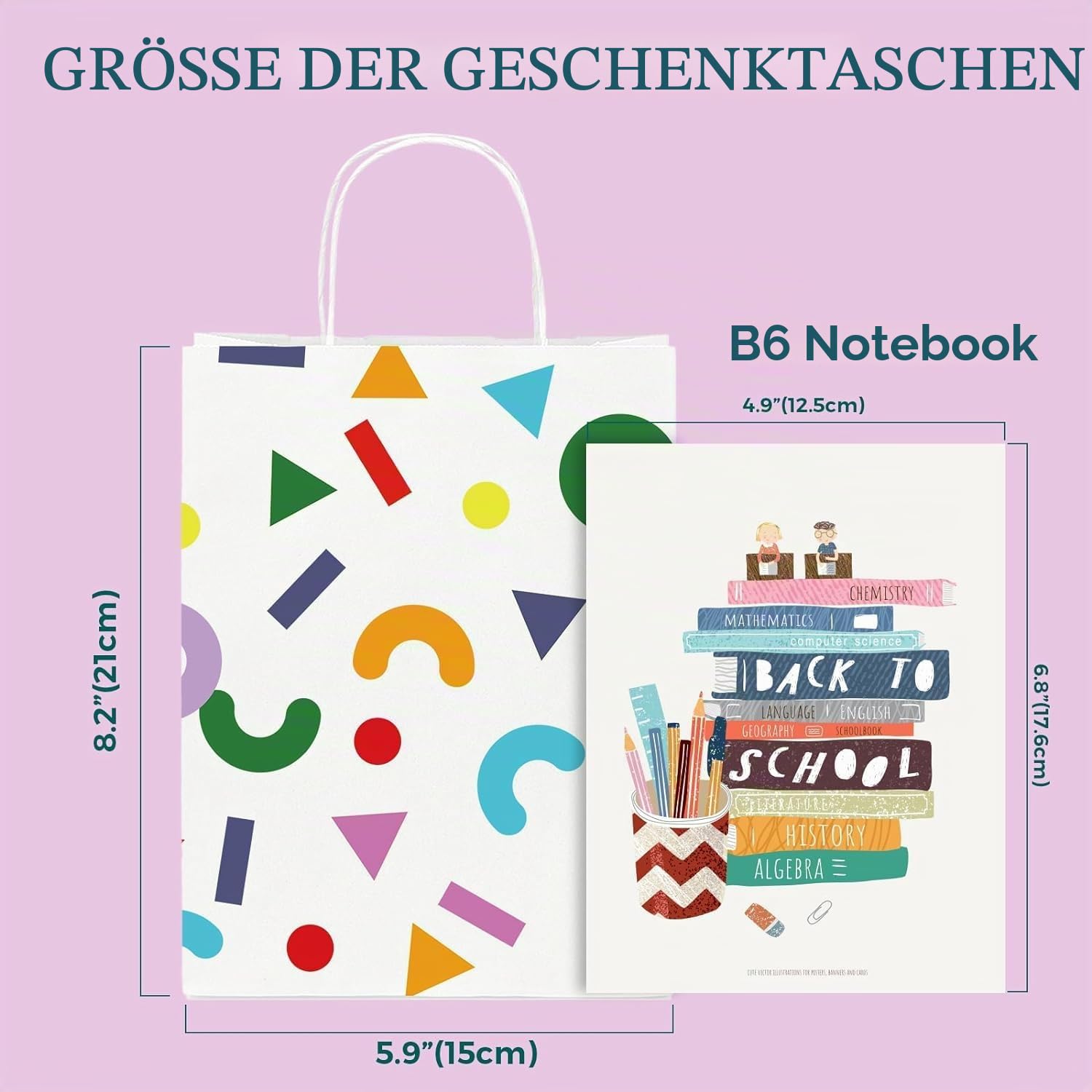 switory-gift-bags-bausteine-geschenkt-ten-wei-24-st-ck-15x8x21cm image 2
