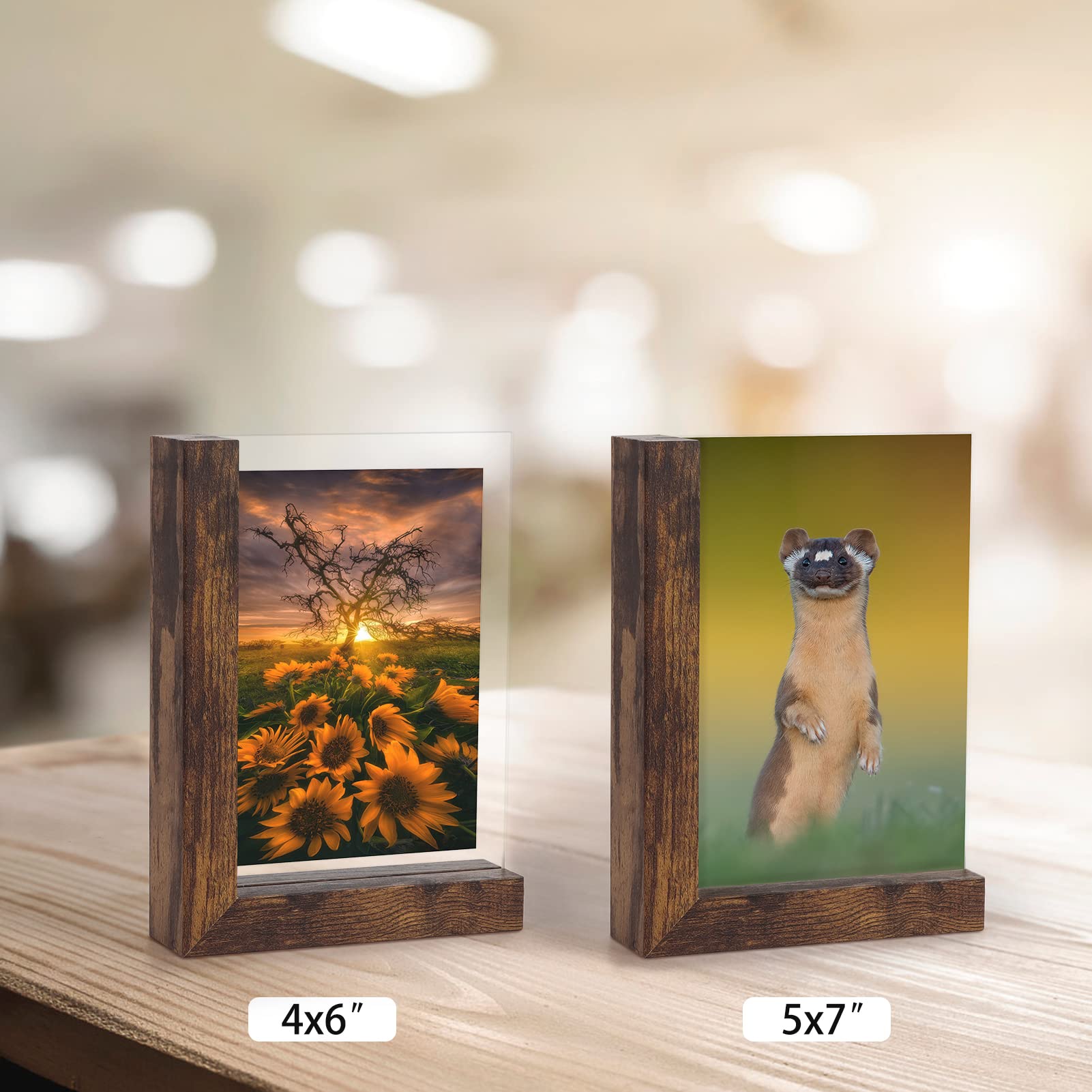 rlavbl-picture-frames-glasbilderrahmen-10x15-braun-2er-set image 7