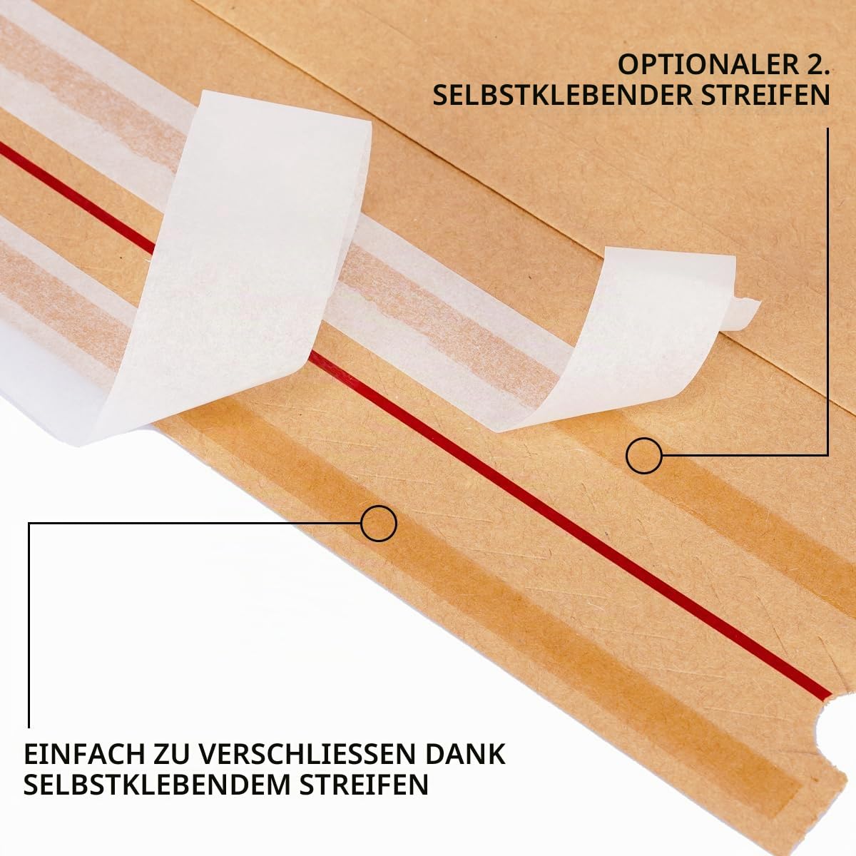 verpacking-faltentaschen-229x162x40-versandtasche-braun-50-stk image 5