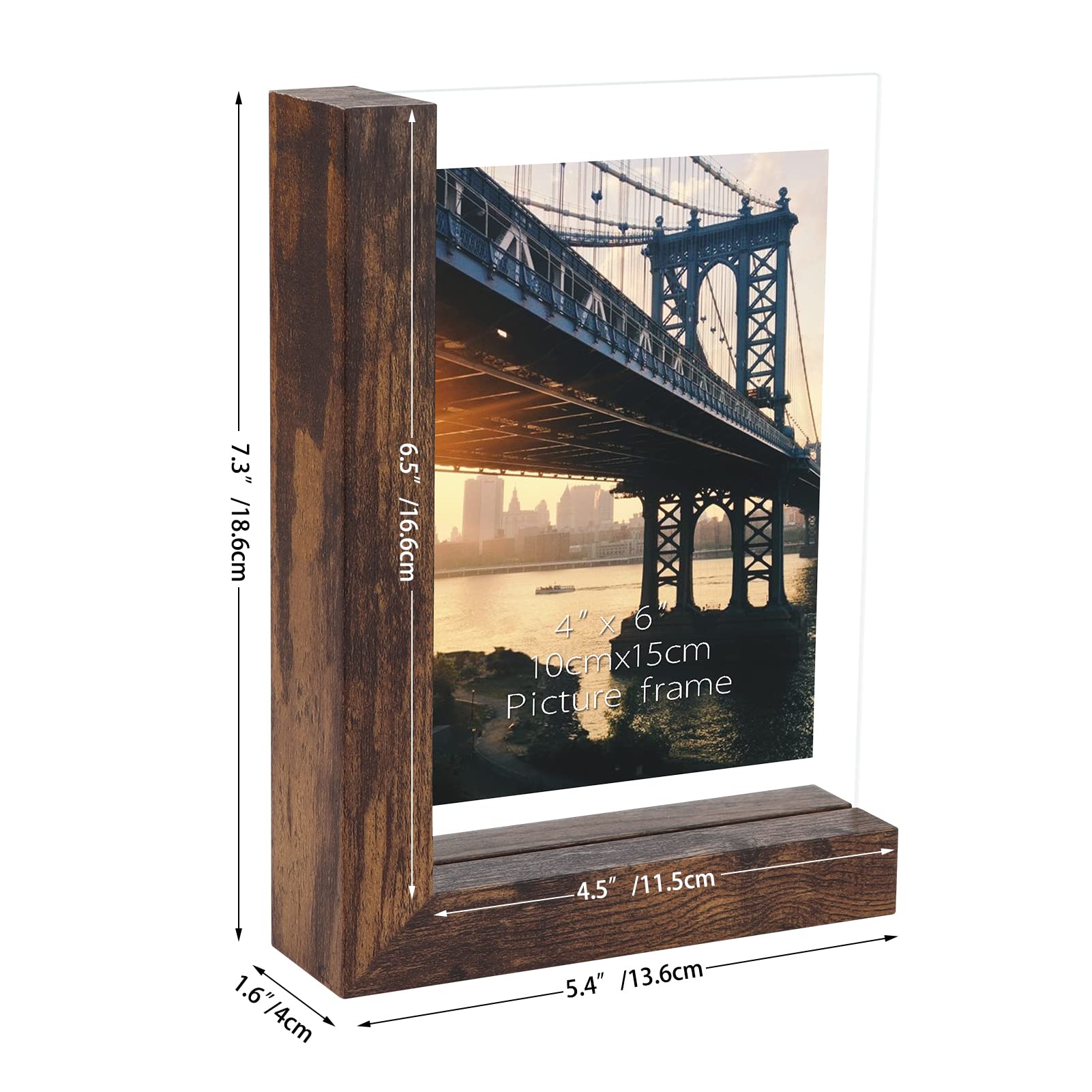 rlavbl-picture-frames-glasbilderrahmen-10x15-braun-2er-set image 2