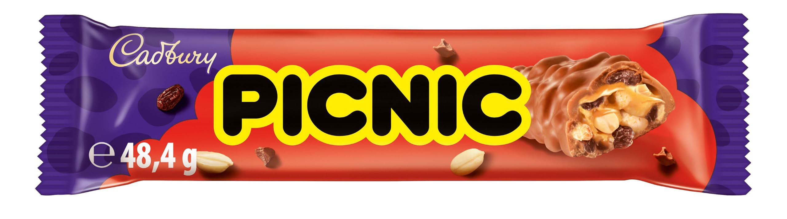 cadbury-picnic-schokoriegel-48-4g-36er-pack-erdnuss-karamell image 2