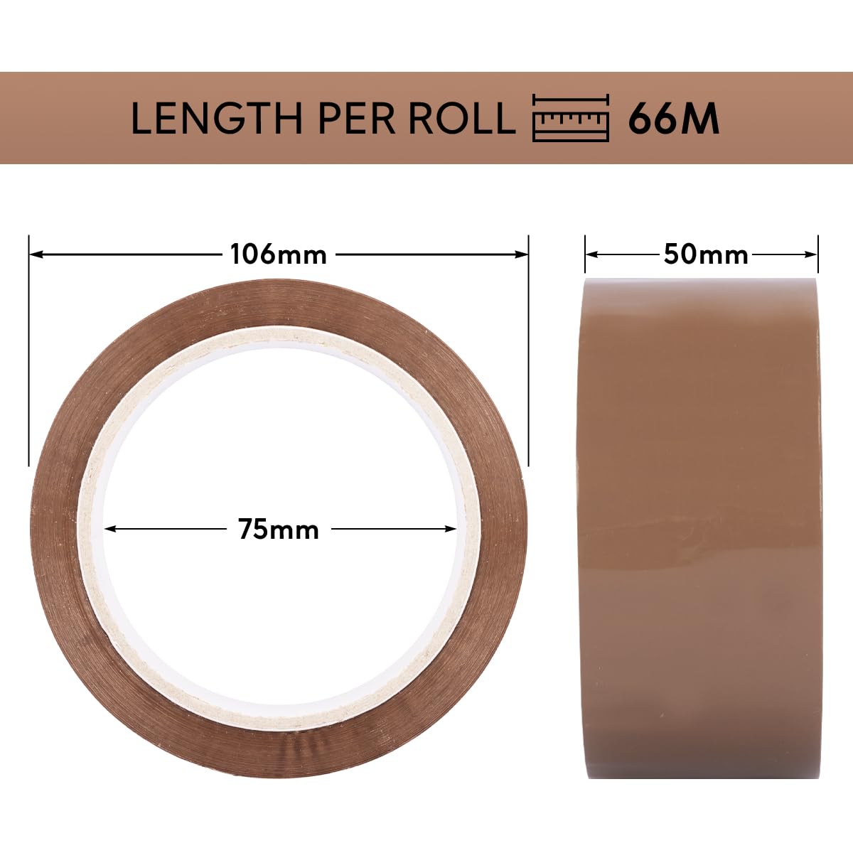 verpacking-klebeband-braun-50mm-x-66m-pp-leise-24-rollen image 3