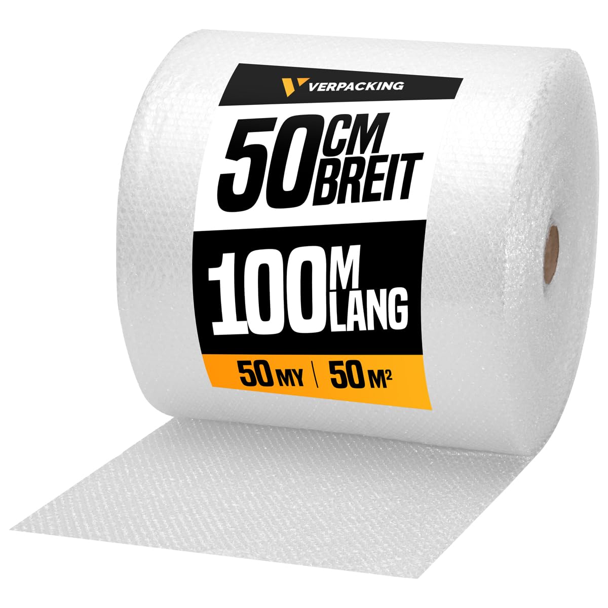 verpacking-versandtaschen-luftpolsterfolie-50cmx100m-50my-1-rolle image 1