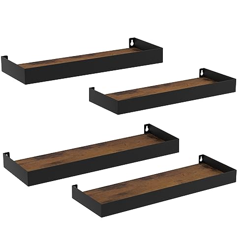 rlavbl-floating-shelves-wandregal-holz-braun-4er-set-rustikal image 8