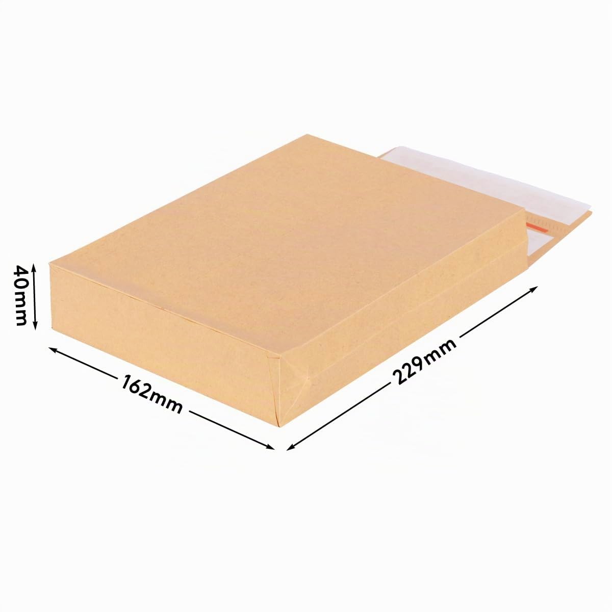 verpacking-faltentaschen-229x162x40-versandtasche-braun-50-stk image 4