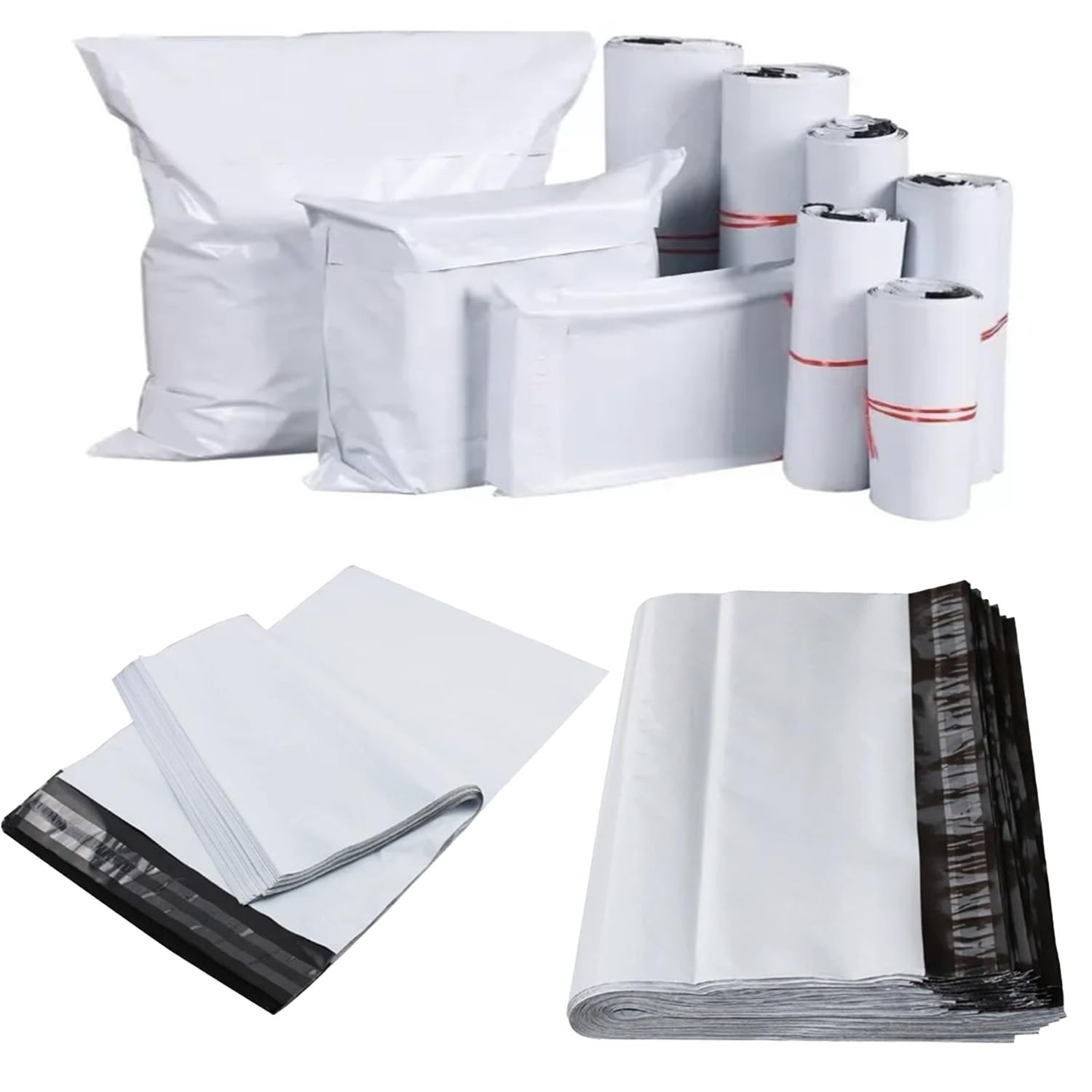 goodmarkt-folien-versandtaschen-17x20-cm-100-st-ck-wasserdicht-wei image 3