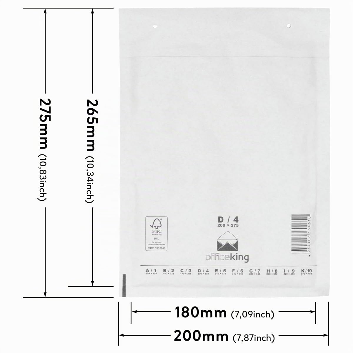 verpacking-luftpolstertaschen-d-4-wei-200x275mm-b5-100-st-ck image 2