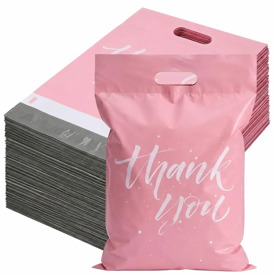 switory-mailing-bags-versandtasche-griff-rosa-262x330-100-st-ck image 1