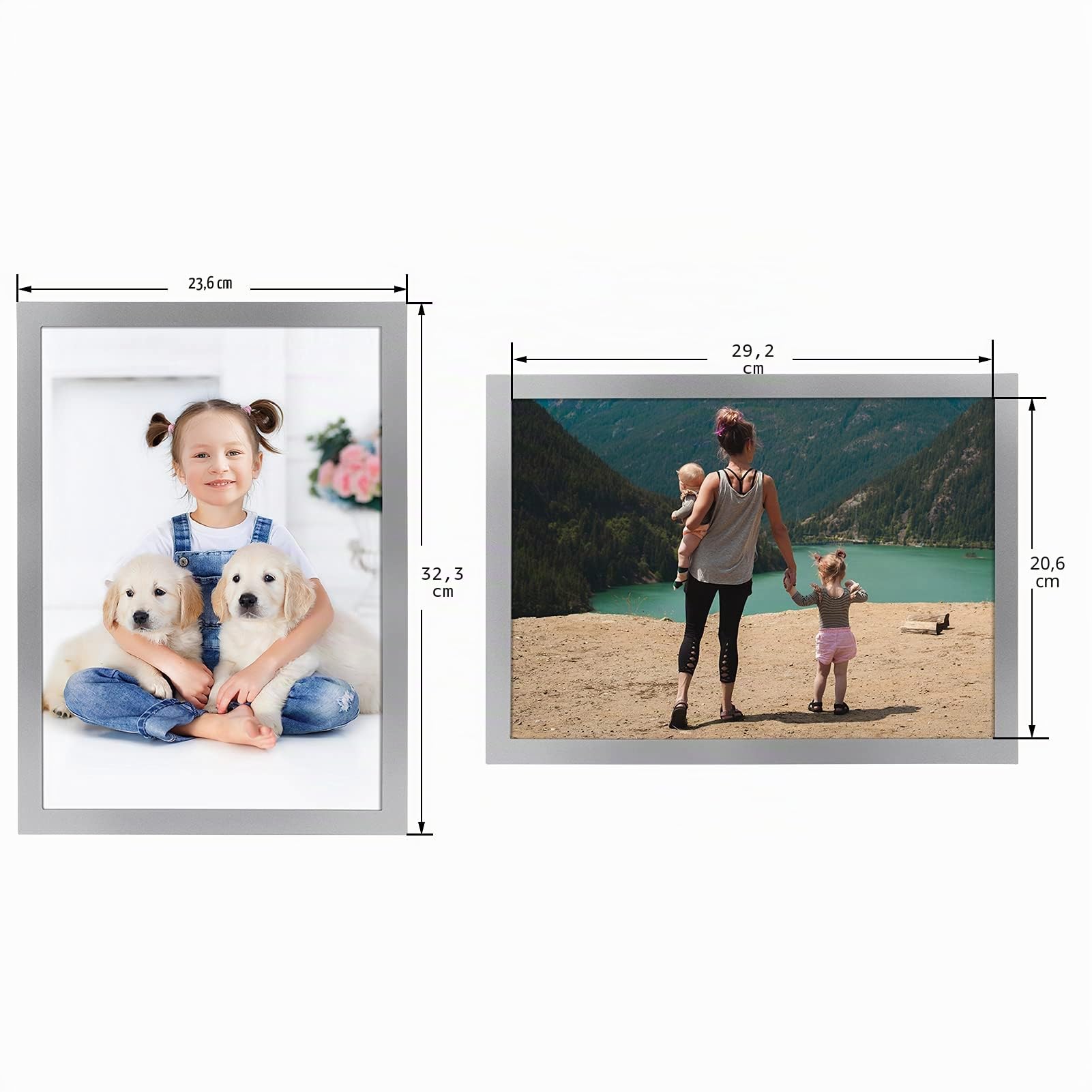 rlavbl-picture-frames-a4-bilderrahmen-silber-12er-set-selbstklebend image 2