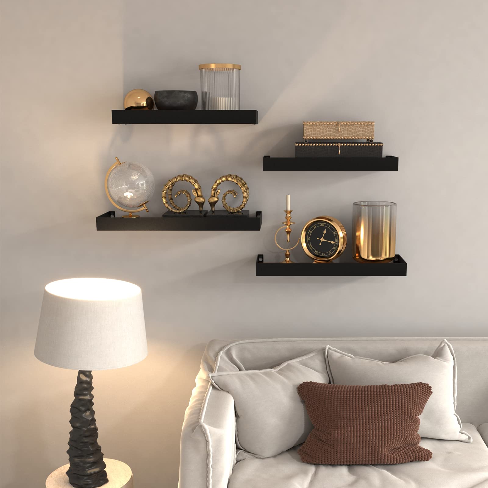 rlavbl-floating-shelves-wandregal-holz-braun-4er-set-rustikal image 2