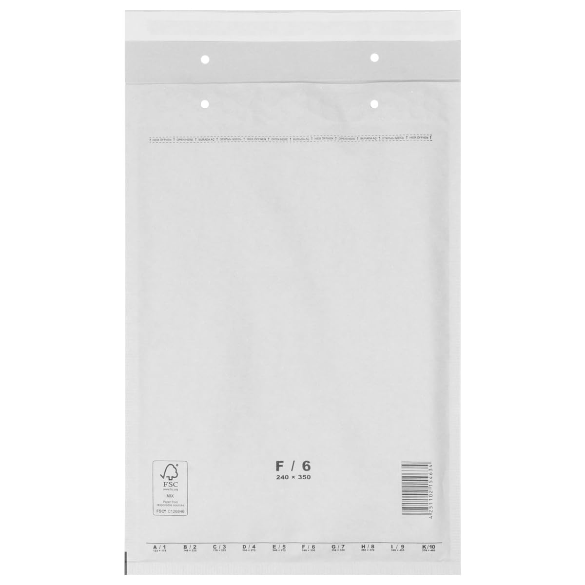 verpacking-f6-luftpolstertaschen-210x340-mm-wei-800-st-ck-selbstklebend image 1