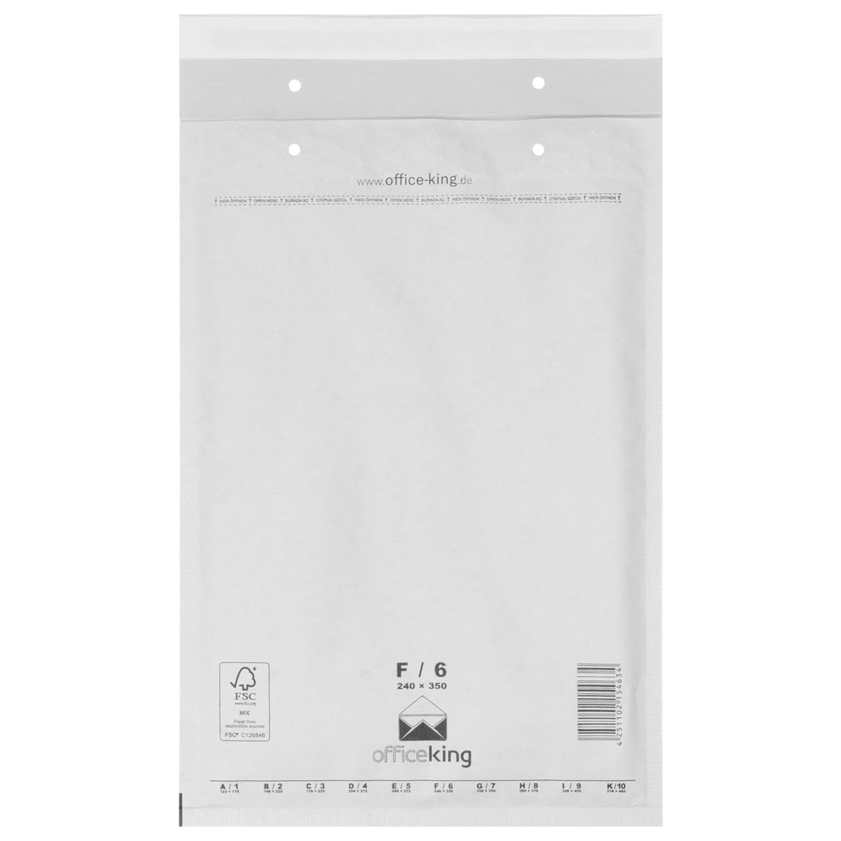 verpacking-versandtaschen-luftpolstertaschen-f6-wei-100-st-ck-a4 image 1