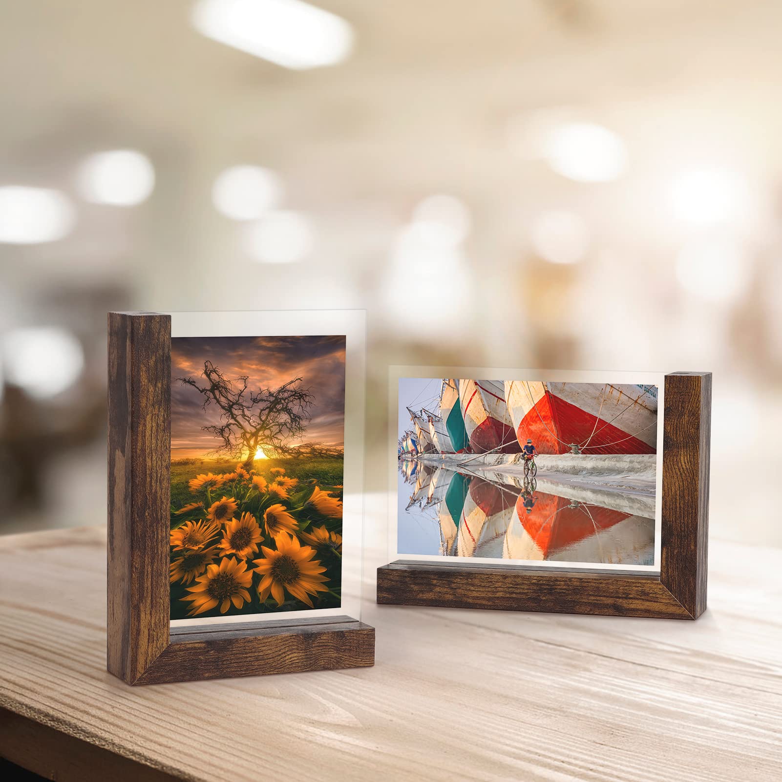 rlavbl-picture-frames-glasbilderrahmen-10x15-braun-2er-set image 6
